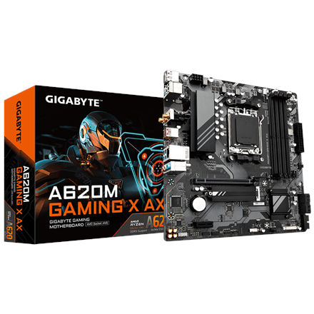 Gigabyte A620M GAMING X AX 1.0 M/B – nuotrauka 1