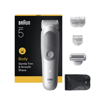 Braun Body Groomer | Series 5 BG5550 | Cordless | Lght Grey – image 1