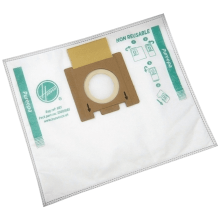 Hoover | Pure Epa microfiber Vacuum cleaner bags | H81, | White – nuotrauka 1