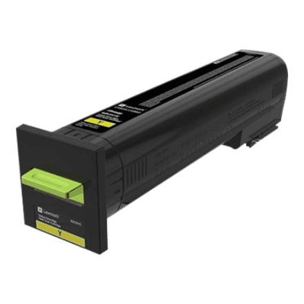 Lexmark CX825, 860 Yel Corp 22K Cartridge · Lexmark 82K2XYE · Lexmark - Extra High Yield - yellow - original - toner cartridge - LCCP, LRP, Lexmark Corporate – image 1