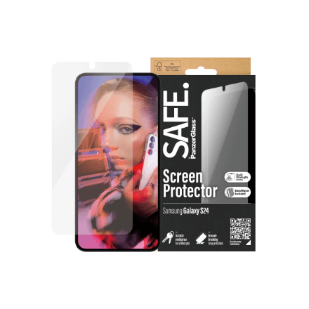 SAFE by PanzerGlass Screen Protector Samsung Galaxy S24 · Ultra-Wide Fit w EasyAligner · PanzerGlass – nuotrauka 1