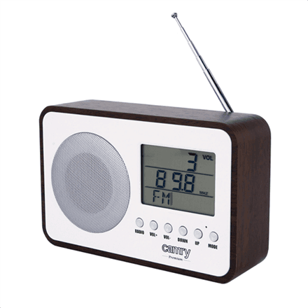 Camry | Digital Radio | CR 1153 | 5 W | White/woden – image 1