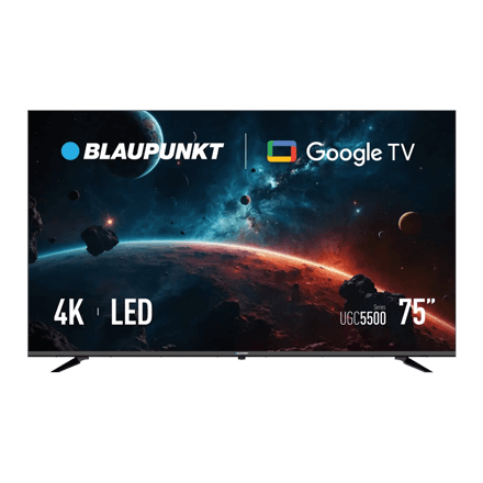 Blaupunkt LED TV | 75UGC5500S | 75 | Smart TV | Google TV | UHD | Black – nuotrauka 1