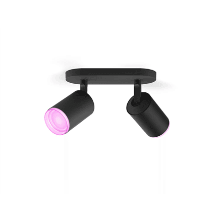 Philips Hue WCA Fugato Spotlight | GU10 | 2x5.7 W | 2000-6500 Hue White Colour Ambiance – nuotrauka 1