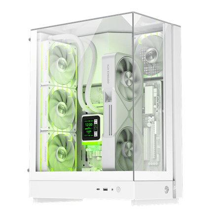Gamemax Case | T20 WH | M-ATX – nuotrauka 1