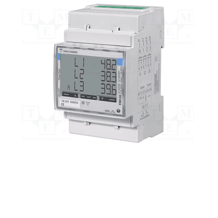 Carlo Gavazzi Power meter 3f 400V 5A LCD RS485 Modbus port MID certificate – nuotrauka 1
