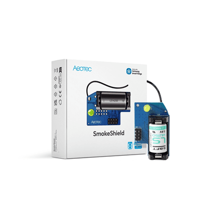 AEOTEC SmokeShield Z Wave 800 Series for Ei Smoke & Heat Detectors Ei650W, Ei650iW, Ei630W and Ei630 Kit | AEOEZWA050_SET – nuotrauka 1