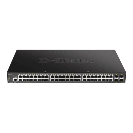 D-Link | 52-Port 10-Gigabit Smart Managed PoE Switch | DGS-1250-52XMP/E | Managed – nuotrauka 1