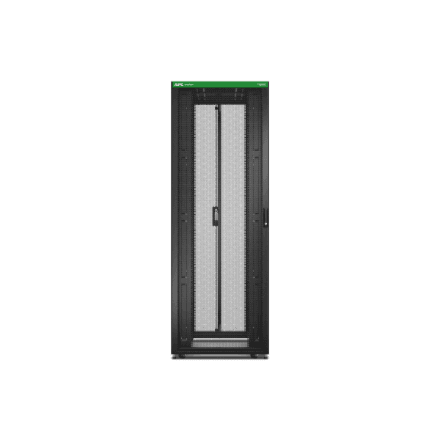 APC Easy Rack 800mm/48U/1000mm , with Roof, castors, feet and 4 Brackets, No Side panels, black | Schneider Electric – nuotrauka 1