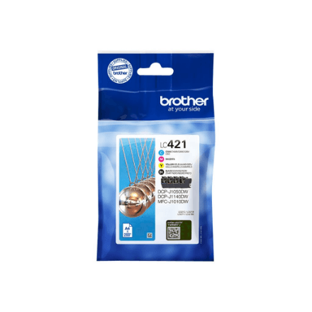 Brother LC421VALDR | Ink Cartridges | Black, cyan, magenta, yellow – nuotrauka 1