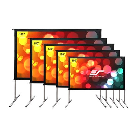 Elite Screens Yard Master 2 Mobile Outdoor screen WV-Dual – image 1