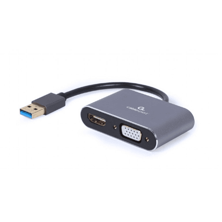 Cablexpert | USB display adapter | A-USB3-HDMIVGA-01 | USB 3.0 Type-A | 0.15 m – image 1