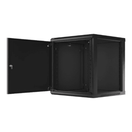 Lanberg Rack cabinet 19" wall-mount 12U/600x600 for self-assembly with metal door (flat pack) – nuotrauka 1