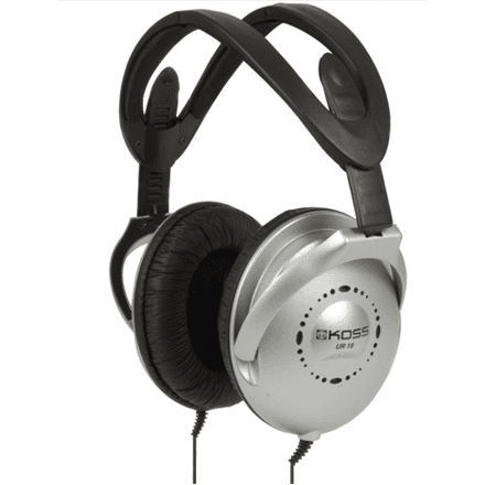 Koss | Headphones | UR18 | Wired | On-Ear | Silver | Noise canceling – image 1