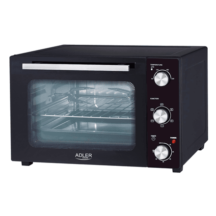 Adler Electric oven | AD 6025 | 35 L | 1500 W | Black – nuotrauka 1