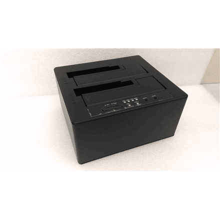 SALE OUT. Raidsonic Icy Box · IB-121CL-C31 CloneStation for 2x HDD/SSD with USB 3.1 (Gen 2) Type-C · USED, REFURBISHED, WITHOUT ORIGINAL PACKAGING AND MANUALS – nuotrauka 1