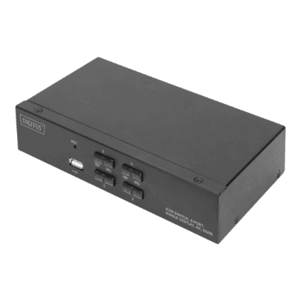Digitus | KVM Switch, 4 Port, Single Display, 4K, HDMI | DS-12880 – nuotrauka 1
