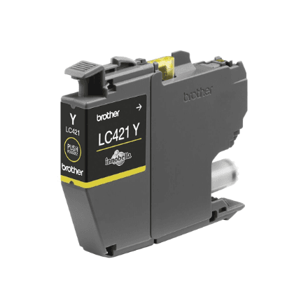 Brother LC421Y Ink Cartridge Yellow | Brother LC421Y | Ink cartridge | Yellow – nuotrauka 1