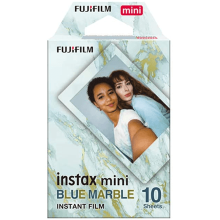 Fujifilm | Instax Mini Blue Marble (10pl) Instant Film | 54 x 86 mm – image 1