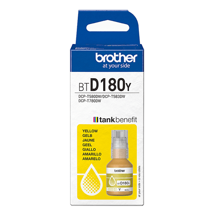 Brother BTD180Y | Ink refill | Yellow – nuotrauka 1