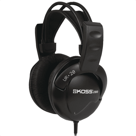 Koss | Headphones DJ Style | UR20 | Wired | On-Ear | Black | Noise canceling – image 1