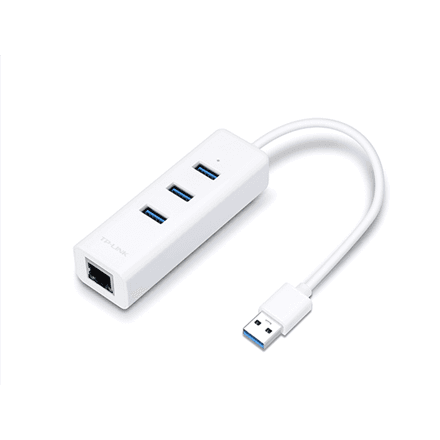 TP-LINK | USB 3.0 3-Port Hub & Gigabit Ethernet Adapter 2 in 1 USB Adapter | UE330 – nuotrauka 1