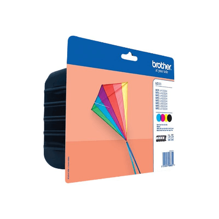 Brother LC223 | Ink Cartridge | Black, Cyan, Magenta, Yellow – nuotrauka 1