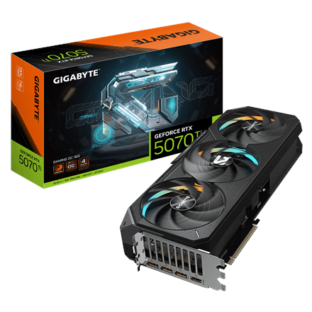 Gigabyte GeForce RTX 5070 Ti GAMING OC 16G · NVIDIA · 16 GB – nuotrauka 1