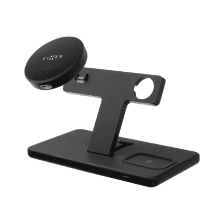 Fixed MagPowerstation 3-in-1 wireless charging stand with MagSafe mount support – image 1