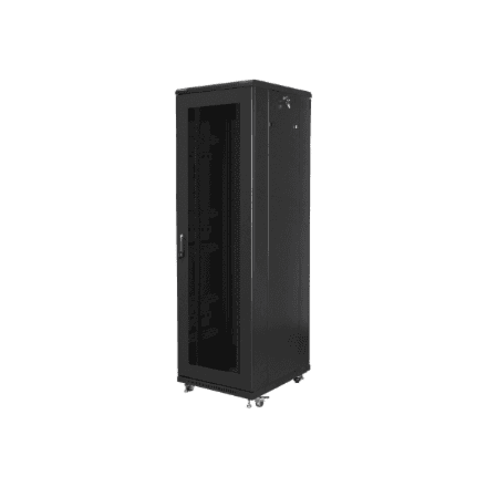 Lanberg Rack cabinet 19" free-standing 42U/600x800 (flat pack) with mesh door – nuotrauka 1