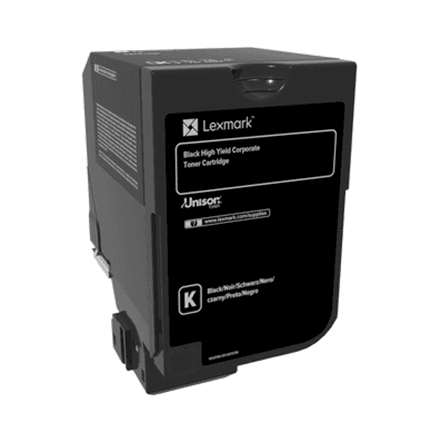 Lexmark Corporate | 74C2HKE | Laser Toner Cartridge | Black – nuotrauka 1