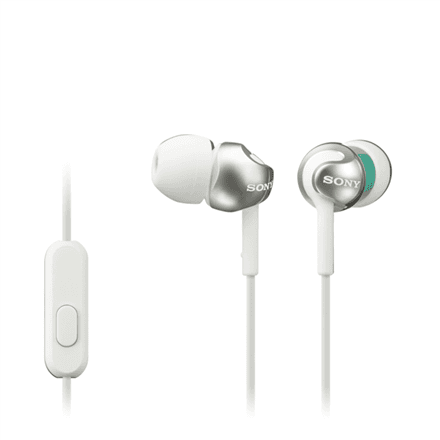 Sony In-ear Headphones EX series, White | Sony | MDR-EX110AP | In-ear | White – nuotrauka 1