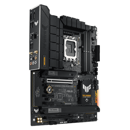 Asus TUF GAMING B760-PLUS WIFI · Processor family Intel · Processor socket LGA1700 – nuotrauka 1