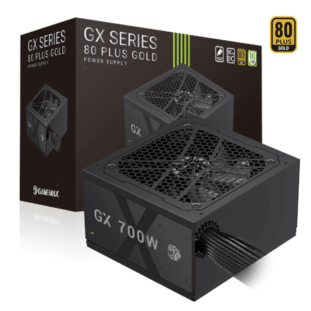 Gamemax PSU | GX 700G | 700 W | Gold | Non-Modular – image 1