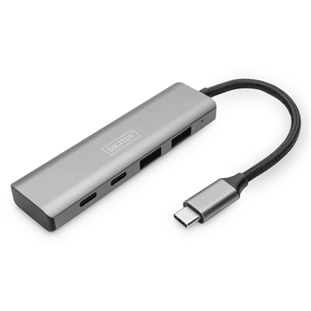 Digitus | USB-C 4 Port HUB 2x USB-A + 2x USB-C Gen2 | DA-70245 | USB-C Hub – image 1