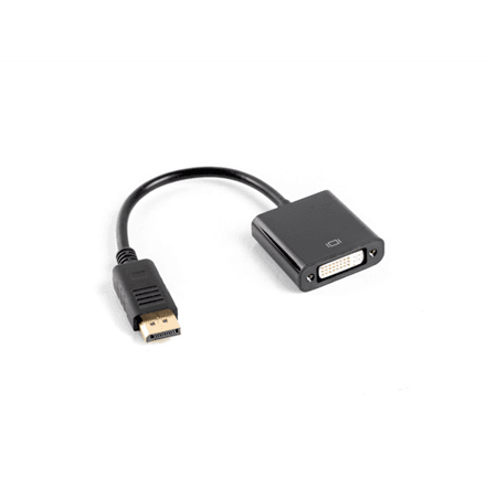 Lanberg Adapter Dual Link DisplayPort 1.2 to DVI-I | AD-0007-BK – nuotrauka 1