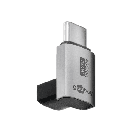 Goobay USB-C Adapter Vertical 90° Short, USB4 | 74444 – image 1