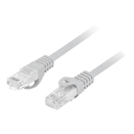 Lanberg | Patchcord Cat.6 UTP LSZH CU | PCU6-10CU-0100-S | 1 m | Grey – nuotrauka 1