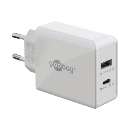 Goobay | Dual USB-C PD Fast Charger (30 W) | 61674 – nuotrauka 1