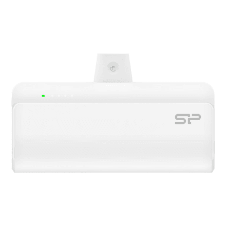 Silicon Power Power Bank | QD50 | 5000 mAh | USB-C | White – nuotrauka 1