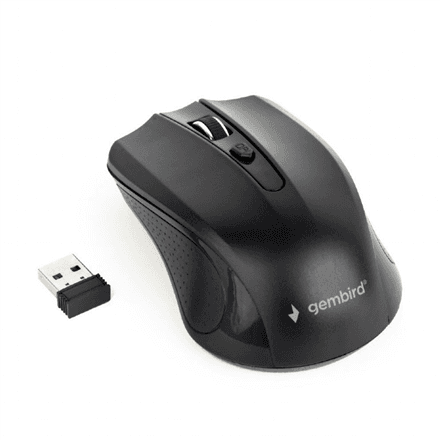 Gembird | Mouse | MUSW-4B-04 | Standard | Wireless | Black – nuotrauka 1