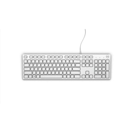 Dell | KB216 | Multimedia | Wired | EN | White | USB – image 1
