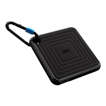 SILICON POWER External SSD PC60 1TB USB-C 540/500 MB/s Black – image 1