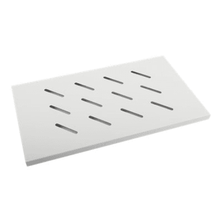 Lanberg 19" fixed shelf 1U/486x270mm, max load capacity up to 120kg | AK-1001-S | Grey – nuotrauka 1