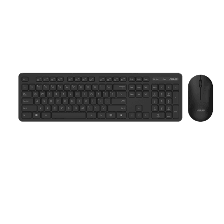 Asus CW100 | Keyboard and Mouse Set | Wireless | Russian | Black – image 1