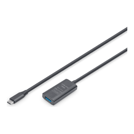 Digitus | Active USB 3.2 Gen1 5G extension cable | DA-73110 | USB-C to USB-A – nuotrauka 1