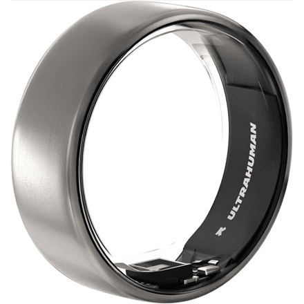 Ultrahuman | Ring Air | Raw Titanium | Size 7 | Smart Ring – image 1