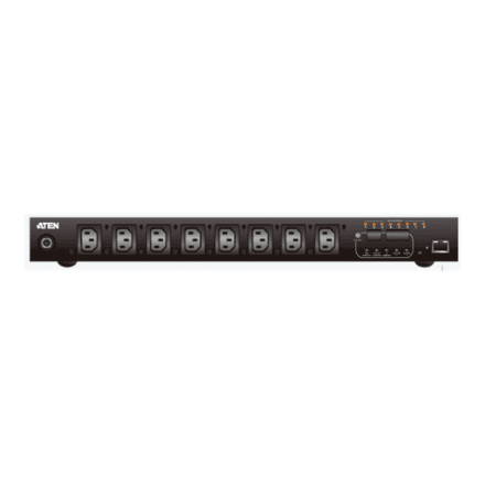 Aten PE8108G-ATA-G 8-Port Intelligent 1U ECO Power Distribution Unit (PDU), Metered & Switched by Outlet (8 x C13) 10Amp | Aten – nuotrauka 1