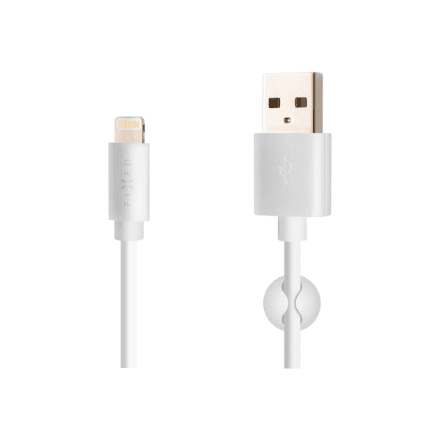 Fixed | Data And Charging Cable With USB/lightning Connectors | White – image 1