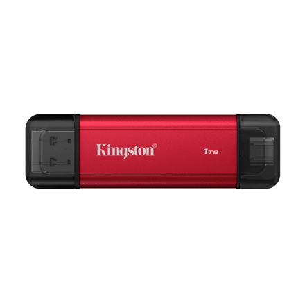 Kingston Dual Portable Solid-State Drive, USB Type-A and Type-C · 1000 GB · Solid-state drive interface USB 3.2 Gen 2 – nuotrauka 1